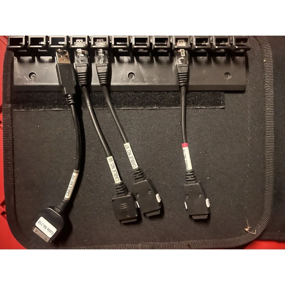 Electronic Phone Cable / Display Folder With Cables